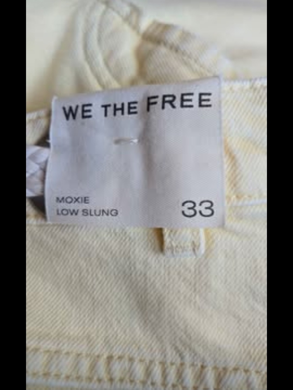Free People Lemon Icing Barrel Moxie Jeans - Picture 7 of 7